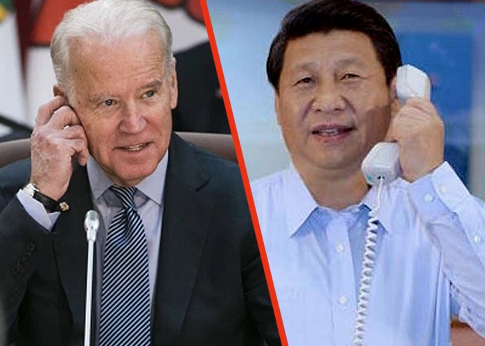 Joe Biden habla por teléfono con su homólogo chino Xi Jinping