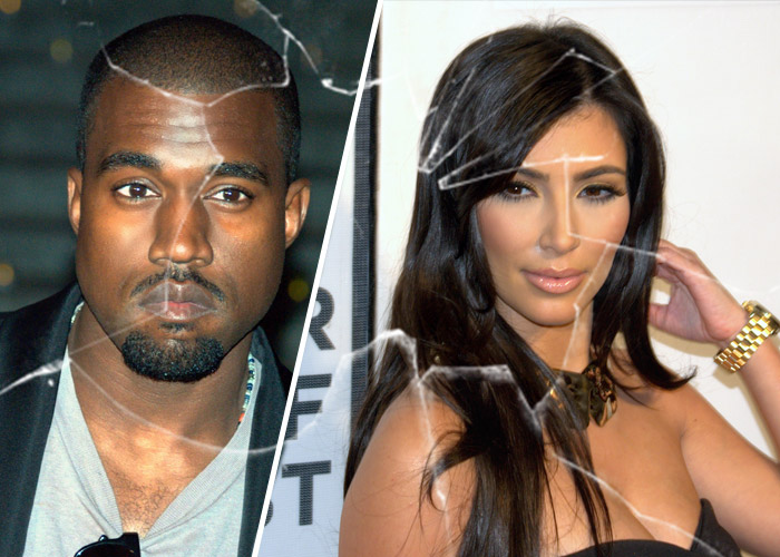 Se les acabó el idilio de amor a Kim Kardashian y Kanye West