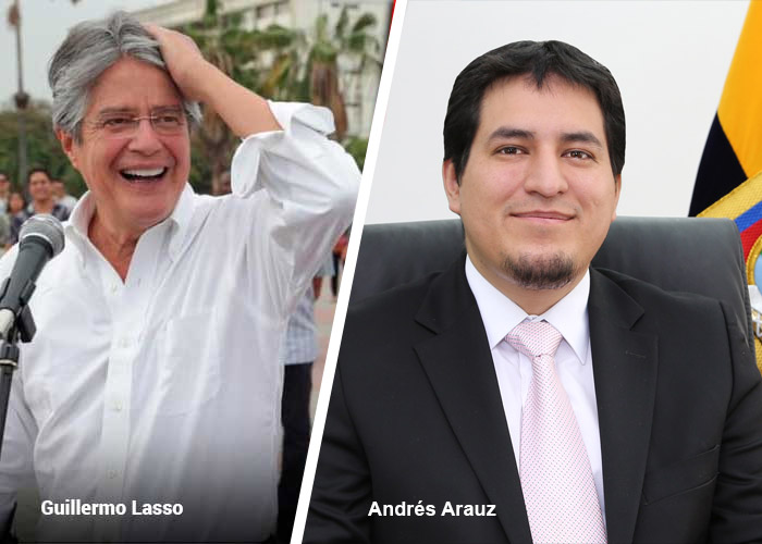 El empresario Lasso terminó ganándole al indígena y pasa a la segunda vuelta