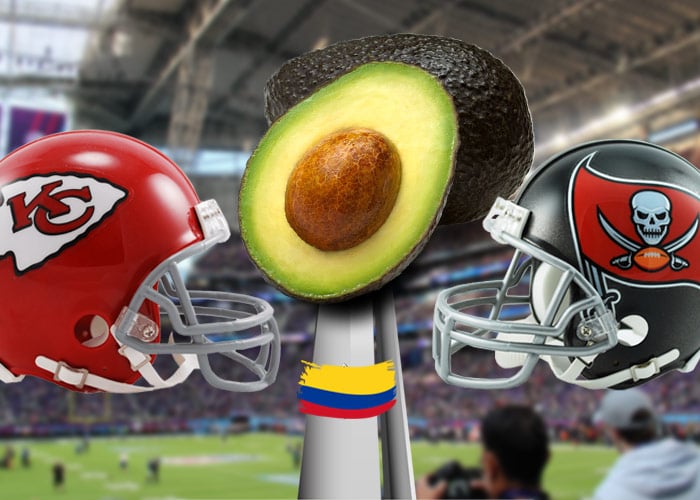 El aguacate colombiano se toma el Super Bowl ¿Quién los produce?