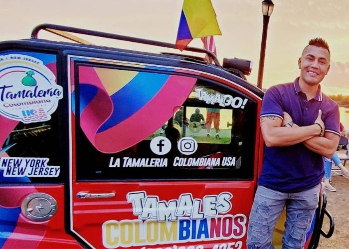 El colombiano que triunfa vendiendo tamales en Nueva York