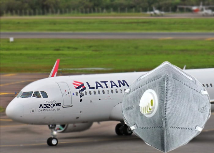 Latam anuncia la cancelación de 53 vuelos esta semana por Ómicron