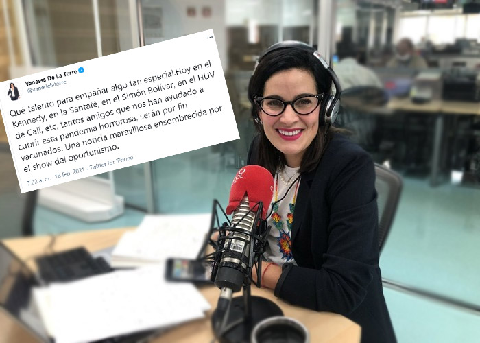 Vanessa de la Torre se despacha contra el show de la vacunas