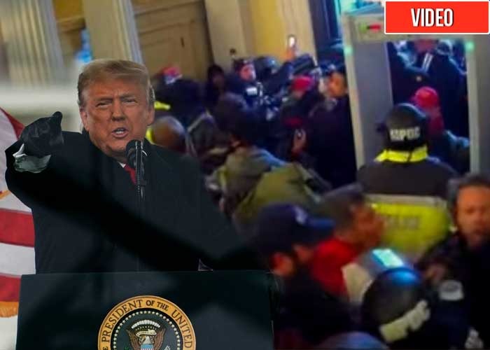 Revelan crudas imágenes de la violencia en el Capitolio de EE. UU.