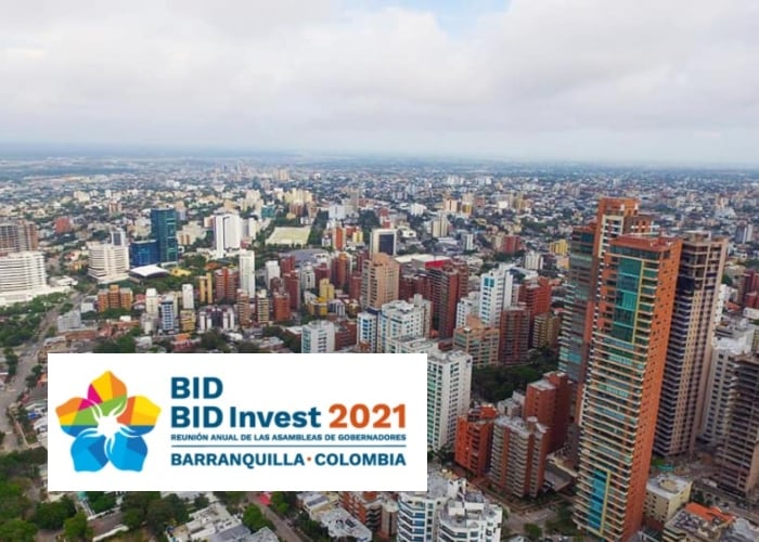 Lista para despegar la Asamblea del BID en Barranquilla