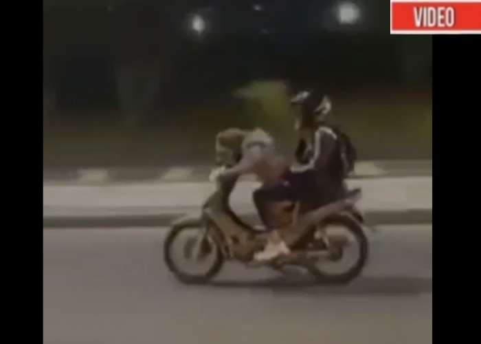 VIDEO: Un perro maneja una moto en Envigado, Antioquia