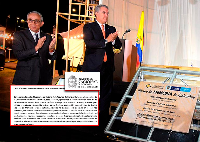 Darío Acevedo, al banquillo por sus propios colegas historiadores