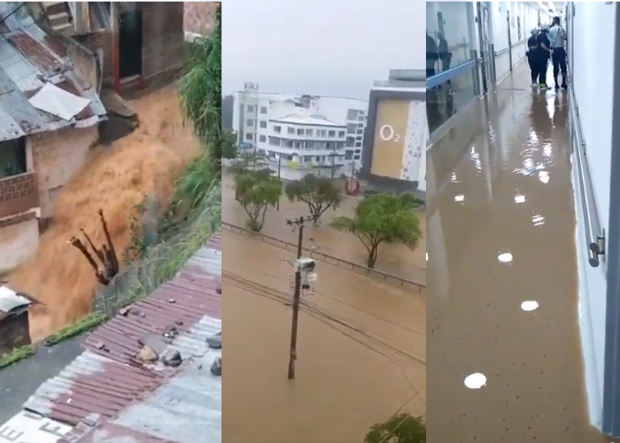 Cali, completamente inundada. Videos