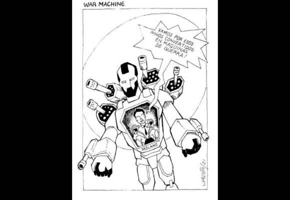 Caricatura: War machine