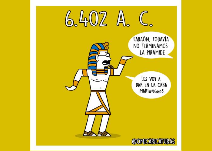 Caricatura: 6402 a. C.