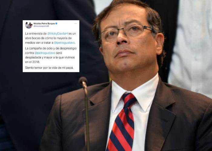 “Siento temor por la vida de mi papá”: Nicolás Petro Burgos