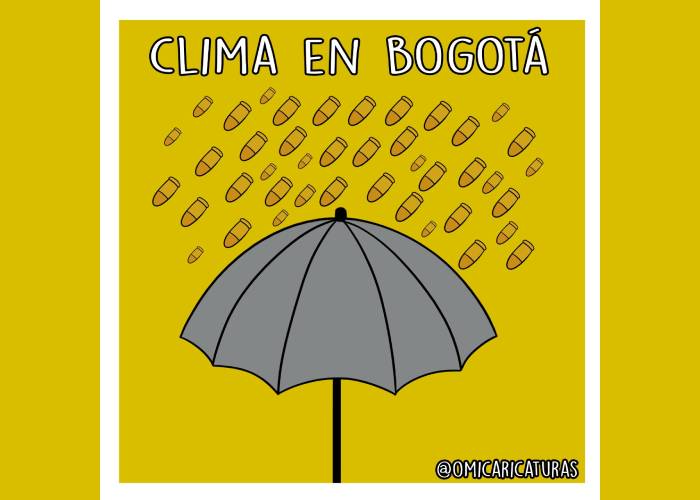 Caricatura: Clima en Bogotá