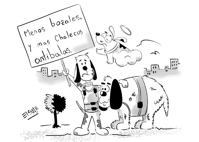 Caricatura: ¡Menos bozales!