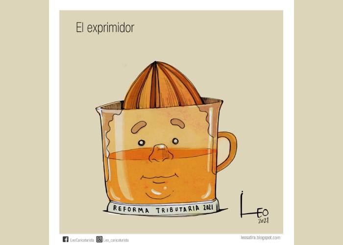 Caricatura: El exprimidor