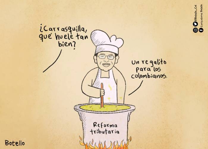 Caricatura: Se está cocinando algo