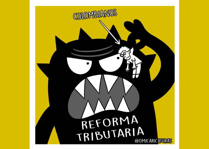 Caricatura: ¡Viene el monstruo!