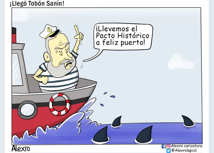 Caricatura: ¡Llegó Tobón Sanín!