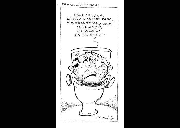 Caricatura: Trancón global