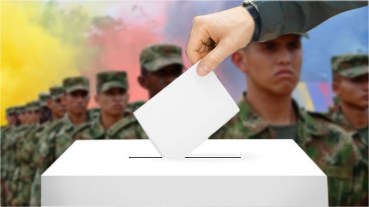 El voto para policías y militares