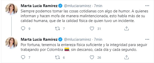  - La vicepresidenta se enfurece por burlas que provocó su caída