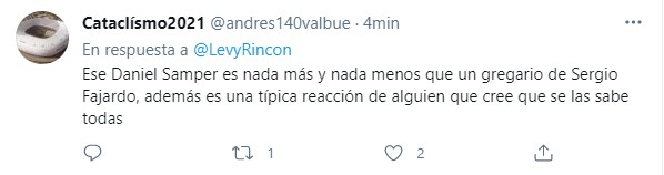  - Daniel Samper Ospina se queja de matoneo de seguidores de Petro
