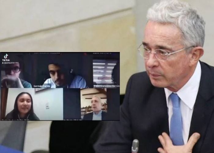 VIDEO La molestia de una estudiante del Externado cuando Uribe entró a su clase