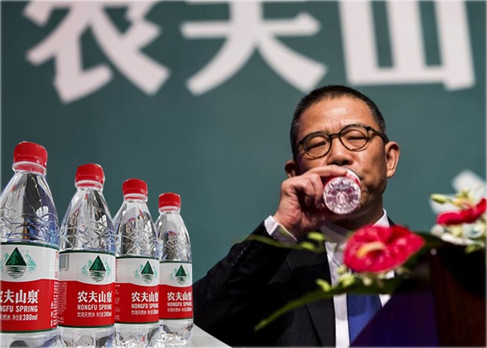 El rey chino del agua embotellada se convierte en la persona más rica de Asia