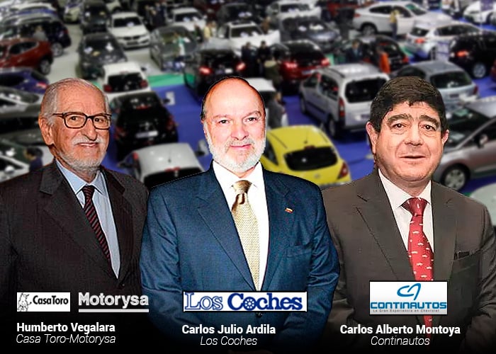 Siete familias se pelean el meganegocio de la venta de carros en Colombia