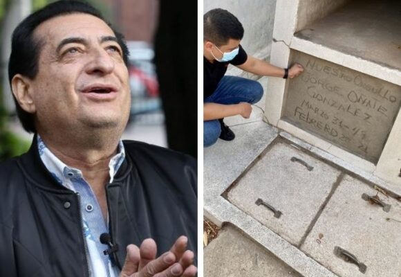 La grosería final a Jorge Oñate: una tumba de cemento