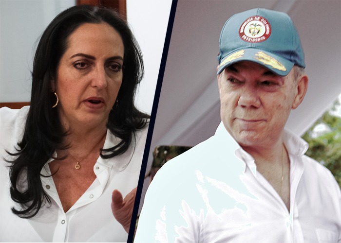 María Fernanda Cabal le pide al Comité Noruego que le quiten el Nobel a Santos