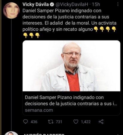 El aberrante insulto de funcionario de Duque a Daniel Samper Ospina - -- Las2orillas - El aberrante insulto de funcionario de Duque a Daniel Samper Ospina