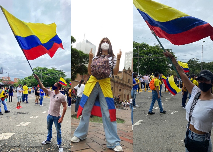 En Cali hasta los hijos de papi salieron a marchar