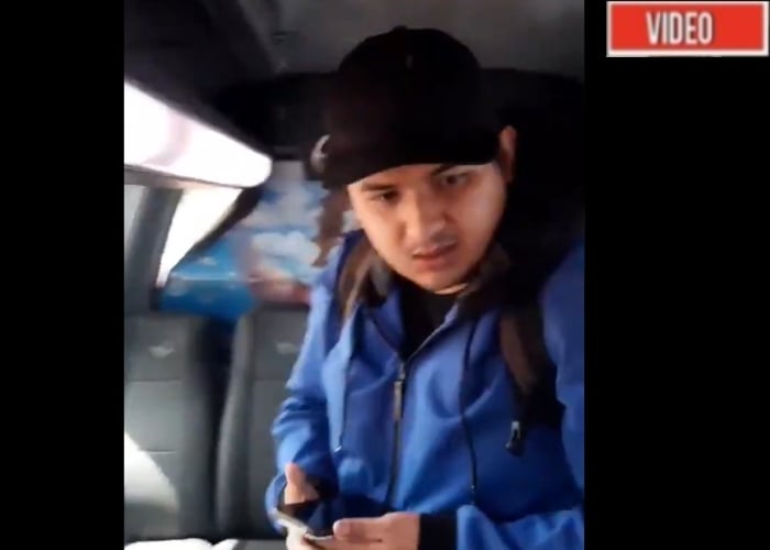VIDEO: Hombre boleteado por mostrar su pene en bus publico en Bogotá