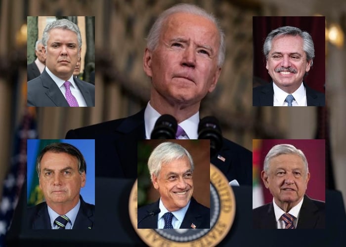 Los 5 presidentes latinos invitados por Biden a Cumbre sobre el clima