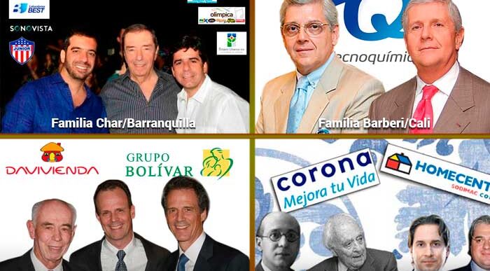  - Las seis familias más ricas de Colombia, según Forbes