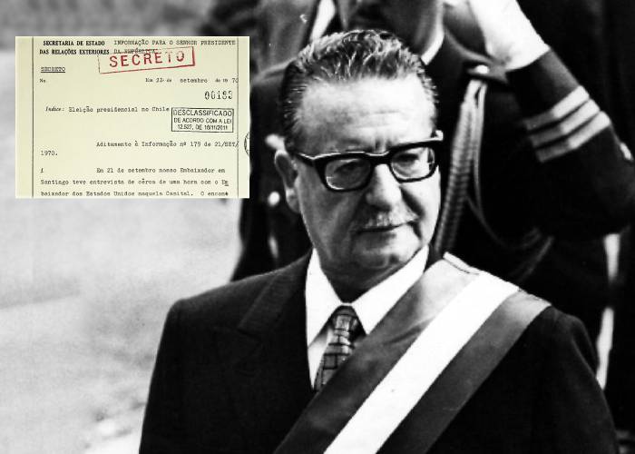 La dictadura militar brasileña participó activamente en la caída de Allende