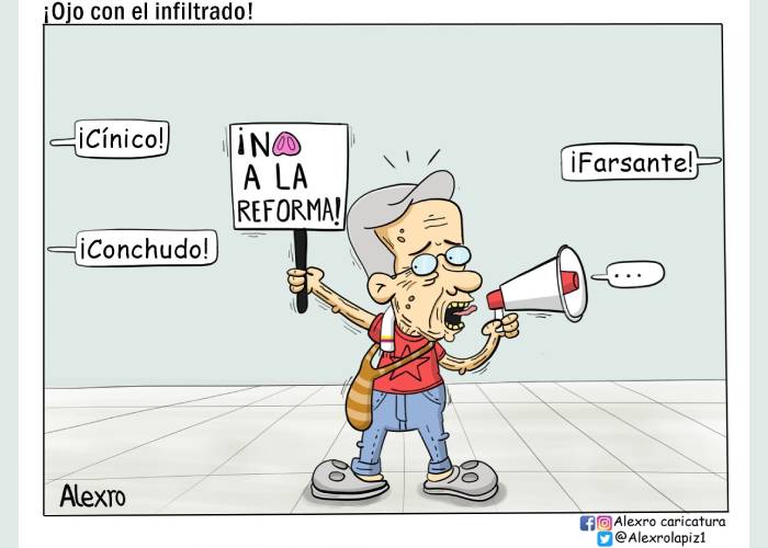Caricatura: ¡Ojo con el infiltrado!