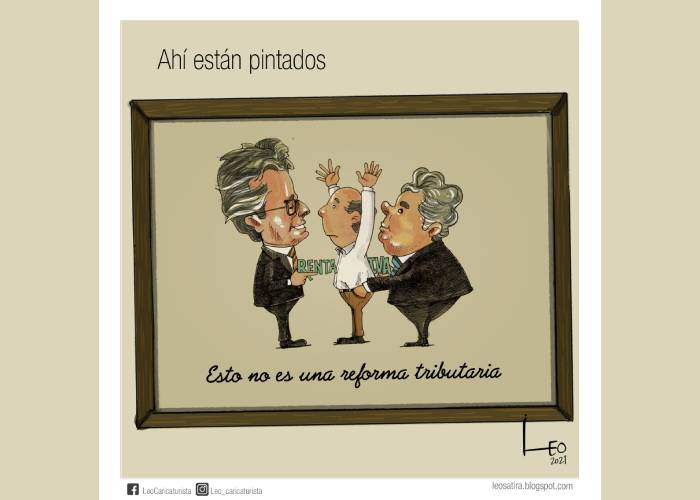 Caricatura: Ahí están pintados