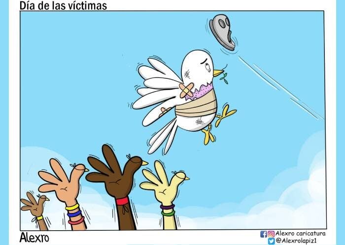Caricatura: Día de las Víctimas