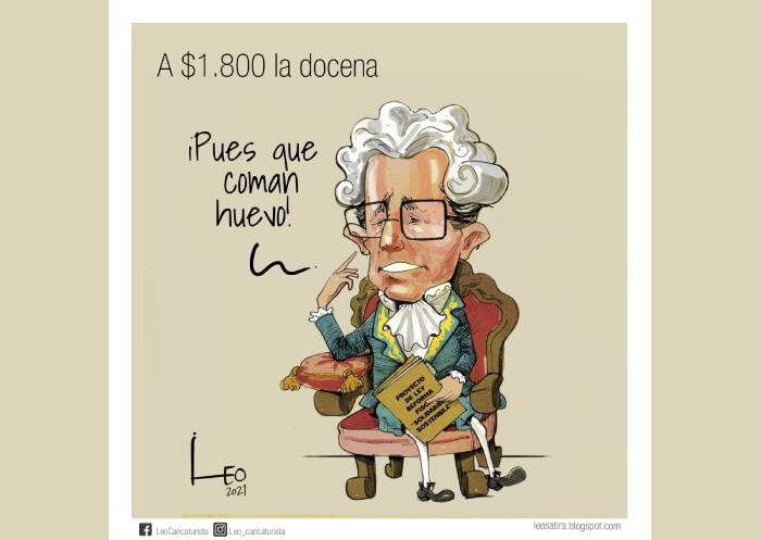 Caricatura: A $1.800 la docena
