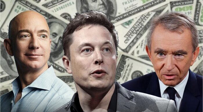 forbes - Bezos, Musk y Arnault los más ricos del mundo