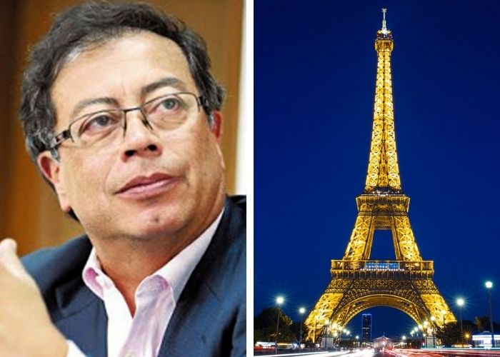 ¿Petro va a marchar desde Paris?