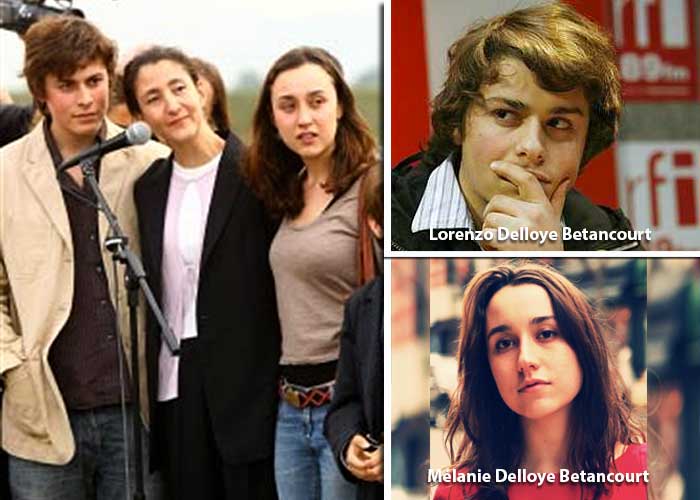 Melanie y Lorenzo, los hijos de Ingrid Betancourt, adiós a Colombia