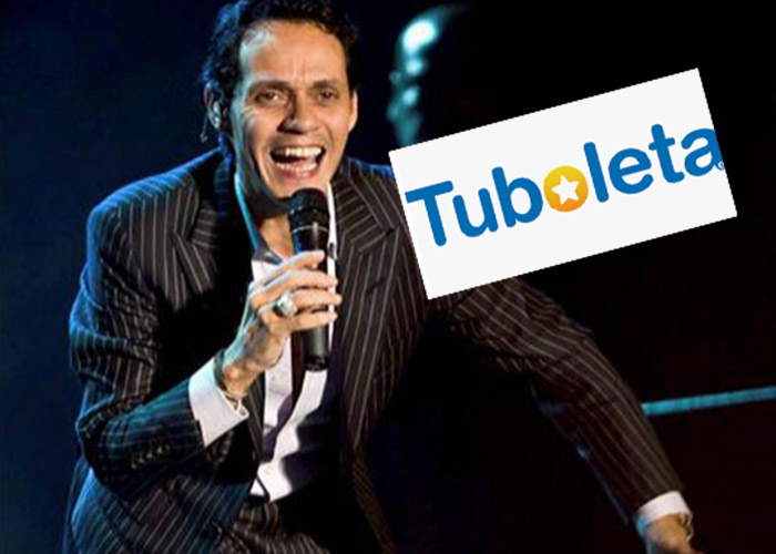 El concierto de Marc Anthony vendido por TuBoleta 
