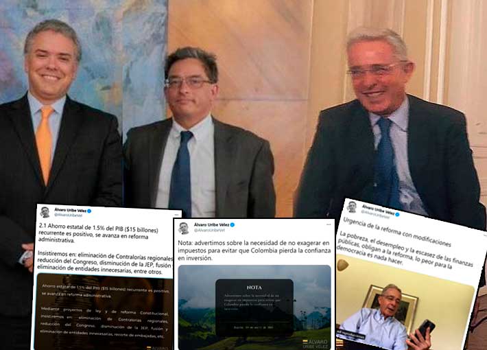 La lavada de manos de Uribe con la reforma tributaria