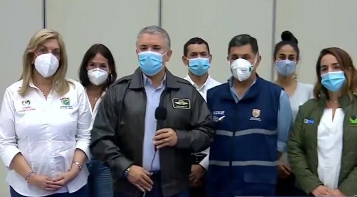  - Presionado por su propio partido, el Centro Democrático, Duque viajó a Cali