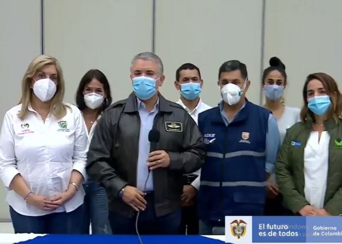 Presionado por su propio partido, el Centro Democrático, Duque viajó a Cali