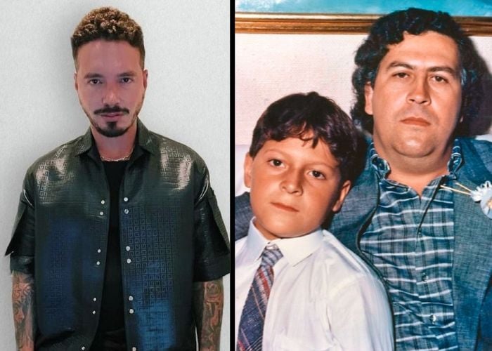 J Balvin y el hijo de Pablo Escobar: como uña y mugre