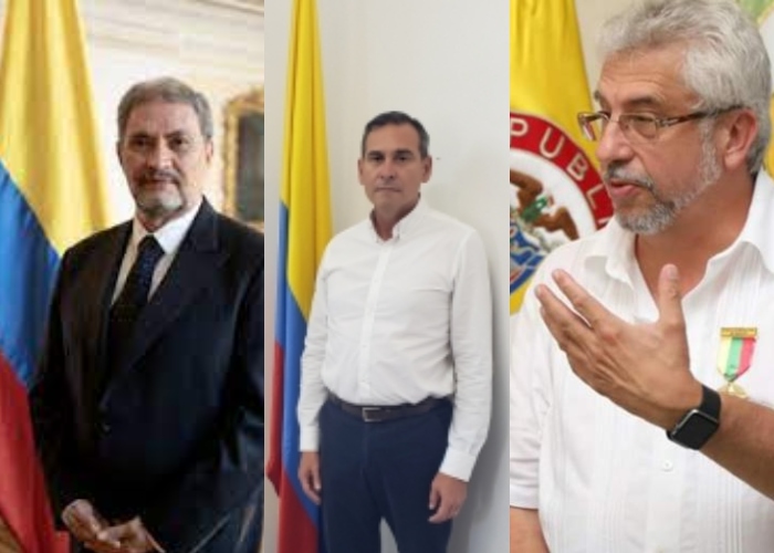 Tres importantes asesores de campaña de Martha L. Ramírez con embajadas