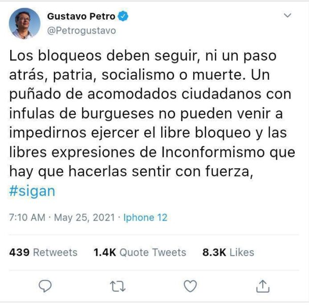  - Petro estalla ante nueva calumnia de uribistas